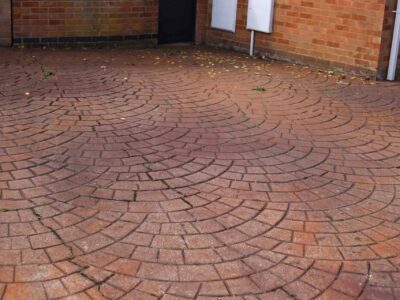 Whitwick pressed concrete driveway