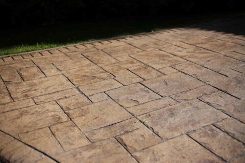 Imprinted Concrete Driveway Whitwick